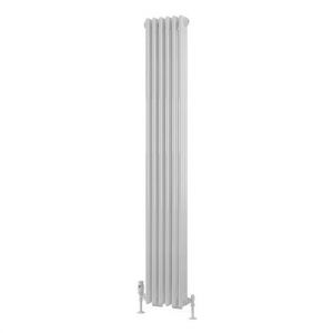 Eastbrook Rivassa 1800 x 293 Gloss White 3 Column Vertical Radiator
