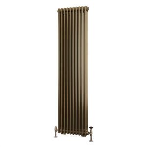 Eastbrook Rivassa 1800 x 473 Bronze Effect 3 Column Vertical Radiator