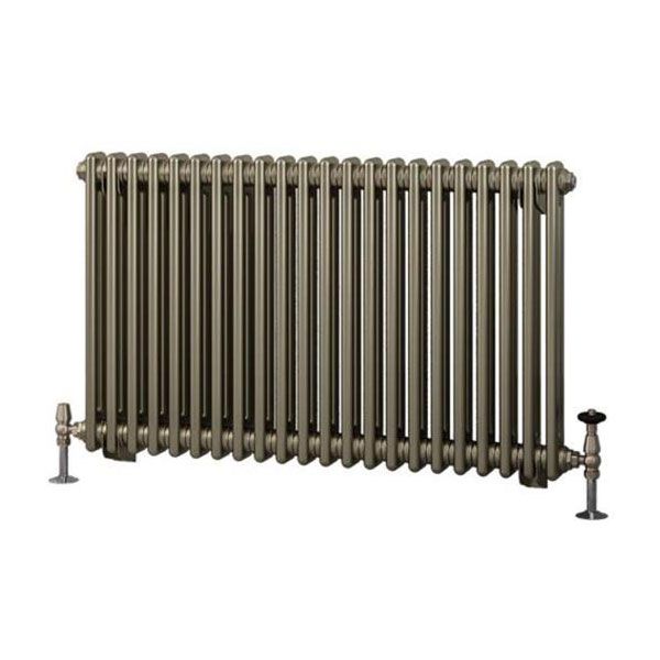 Eastbrook Rivassa 600 x 1010 Bronze Effect 2 Column Horizontal Radiator