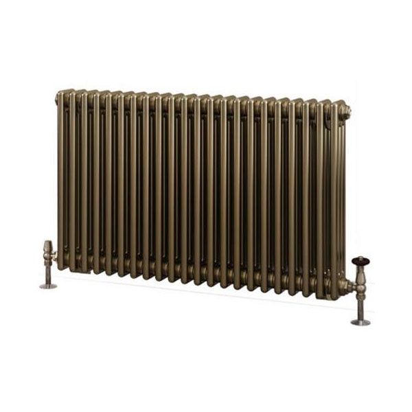 Eastbrook Rivassa 600 x 1010 Bronze Effect 3 Column Horizontal Radiator