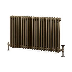 Eastbrook Rivassa 600 x 1010 Bronze Effect 3 Column Horizontal Radiator