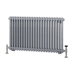 Eastbrook Rivassa 600 x 1010 Chrome Effect 2 Column Horizontal Radiator