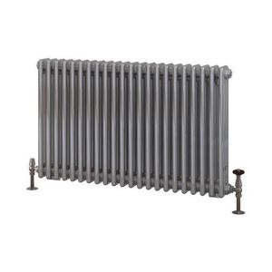 Eastbrook Rivassa 600 x 1010 Chrome Effect 3 Column Horizontal Radiator