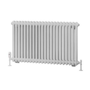 Eastbrook Rivassa 600 x 1010 Gloss White 2 Column Horizontal Radiator