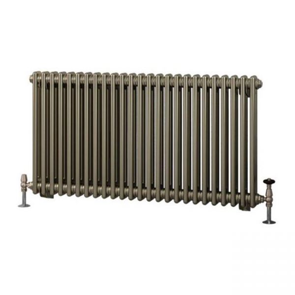 Eastbrook Rivassa 600 x 1148 Bronze Effect 2 Column Horizontal Radiator