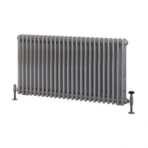Eastbrook Rivassa 600 x 1148 Chrome Effect 3 Column Horizontal Radiator