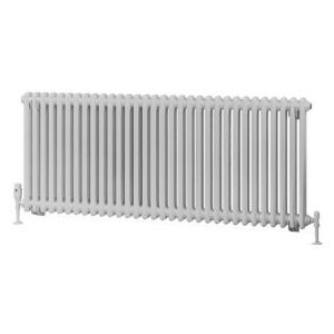 Eastbrook Rivassa 600 x 1460 Gloss White 2 Column Horizontal Radiator