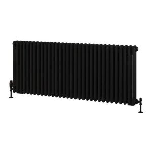 Eastbrook Rivassa 600 x 1460 Matt Black 3 Column Radiator