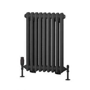 Eastbrook Rivassa 600 x 428 Matt Anthracite 2 Column Horizontal Radiator