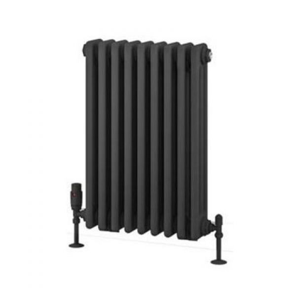 Eastbrook Rivassa 600 x 428 Matt Anthracite 3 Column Horizontal Radiator