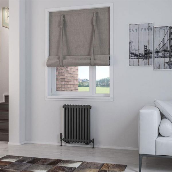 Eastbrook Rivassa 600 x 473 Matt Anthracite 2 Column Horizontal Radiator #2
