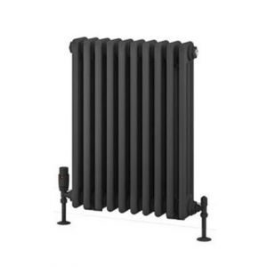 Eastbrook Rivassa 600 x 473 Matt Anthracite 3 Column Horizontal Radiator