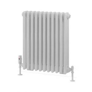 Eastbrook Rivassa 600 x 518 Gloss White 3 Column Horizontal Radiator