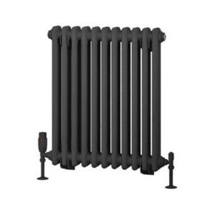 Eastbrook Rivassa 600 x 518 Matt Anthracite 2 Column Horizontal Radiator