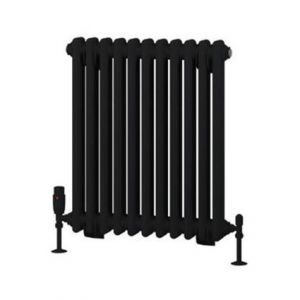 Eastbrook Rivassa 600 x 518 Matt Black 2 Column Radiator