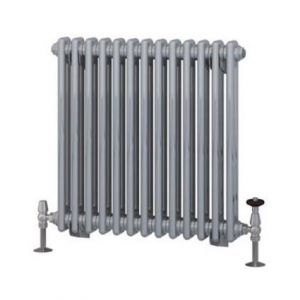 Eastbrook Rivassa 600 x 608 Chrome Effect 2 Column Horizontal Radiator