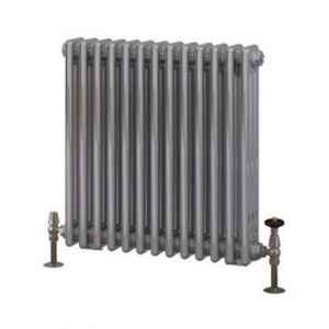 Eastbrook Rivassa 600 x 608 Chrome Effect 3 Column Horizontal Radiator