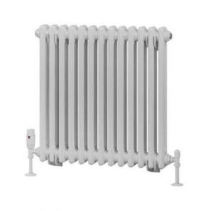 Eastbrook Rivassa 600 x 608 Gloss White 2 Column Horizontal Radiator