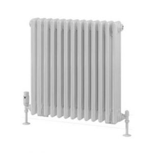 Eastbrook Rivassa 600 x 608 Gloss White 3 Column Horizontal Radiator