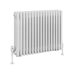 Eastbrook Rivassa 600 x 785 Gloss White 4 Column Horizontal Radiator