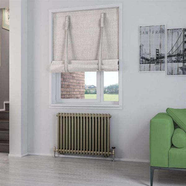 Eastbrook Rivassa 600 x 833 Bronze Effect 2 Column Horizontal Radiator #2