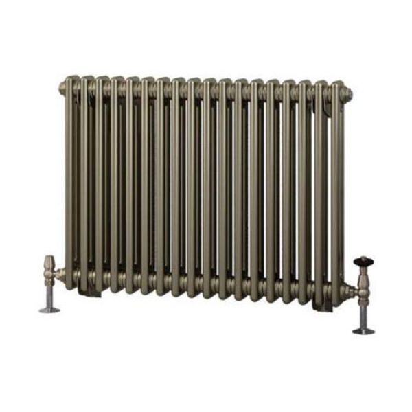 Eastbrook Rivassa 600 x 833 Bronze Effect 2 Column Horizontal Radiator
