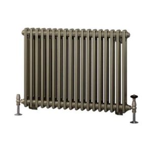 Eastbrook Rivassa 600 x 833 Bronze Effect 2 Column Horizontal Radiator