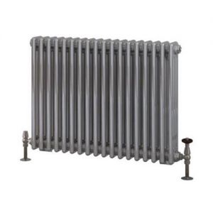 Eastbrook Rivassa 600 x 833 Chrome Effect 3 Column Horizontal Radiator
