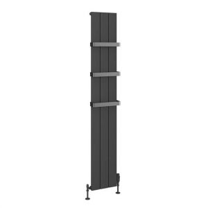 Eastbrook Rosano 1800 x 280 Matt Anthracite Aluminium Designer Radiator