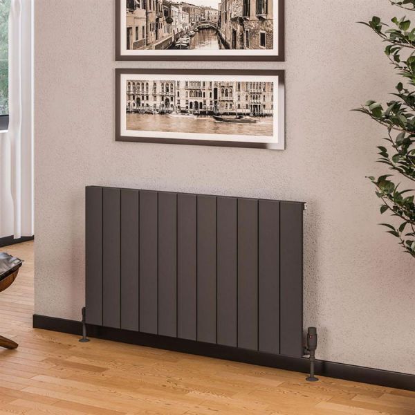 Eastbrook Rosano 600 x 1040 Matt Anthracite Aluminium Designer Radiator #2