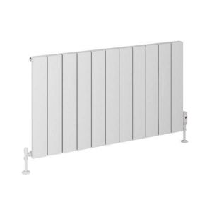 Eastbrook Rosano 600 x 1040 Matt White Aluminium Designer Radiator
