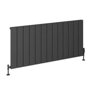 Eastbrook Rosano 600 x 1230 Matt Anthracite Aluminium Designer Radiator