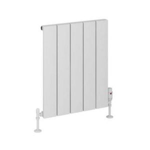 Eastbrook Rosano 600 x 470 Matt White Aluminium Designer Radiator