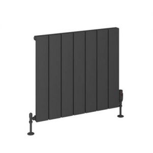 Eastbrook Rosano 600 x 660 Matt Anthracite Aluminium Designer Radiator