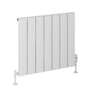 Eastbrook Rosano 600 x 660 Matt White Aluminium Designer Radiator