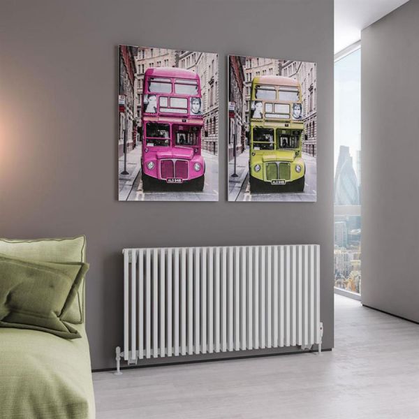 Eastbrook Rowsham 600 x 1180 Matt White Designer Radiator #2