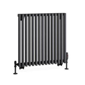 Eastbrook Rowsham 600 x 580 Matt Anthracite Designer Radiator