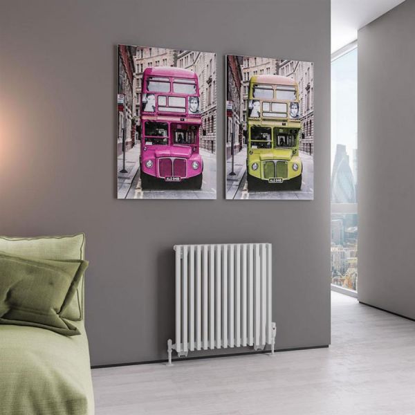Eastbrook Rowsham 600 x 580 Matt White Designer Radiator #2