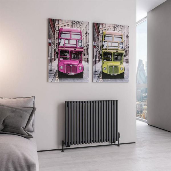 Eastbrook Rowsham 600 x 780 Matt Anthracite Designer Radiator #2