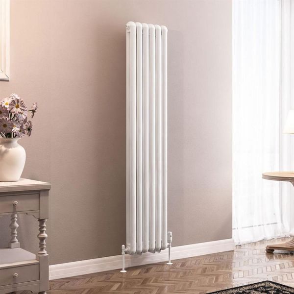Eastbrook Rubano 1800 x 383 Gloss White Designer Radiator #2