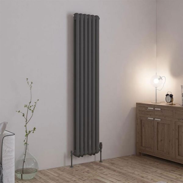 Eastbrook Rubano 1800 x 383 Matt Anthracite Designer Radiator #2