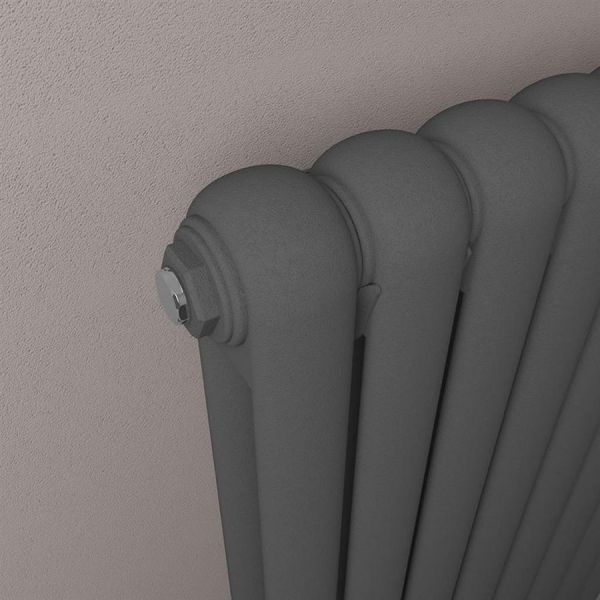 Eastbrook Rubano 600 x 623 Matt Anthracite Designer Radiator #3