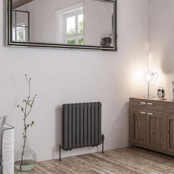 Eastbrook Rubano 600 x 623 Matt Anthracite Designer Radiator #2