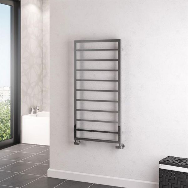 Eastbrook Ryton 1200 x 600 Chrome Designer Towel Rail #2