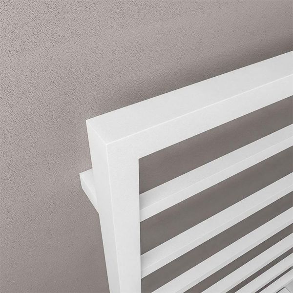 Eastbrook Ryton 1600 x 500 Matt White Designer Towel Rail #3