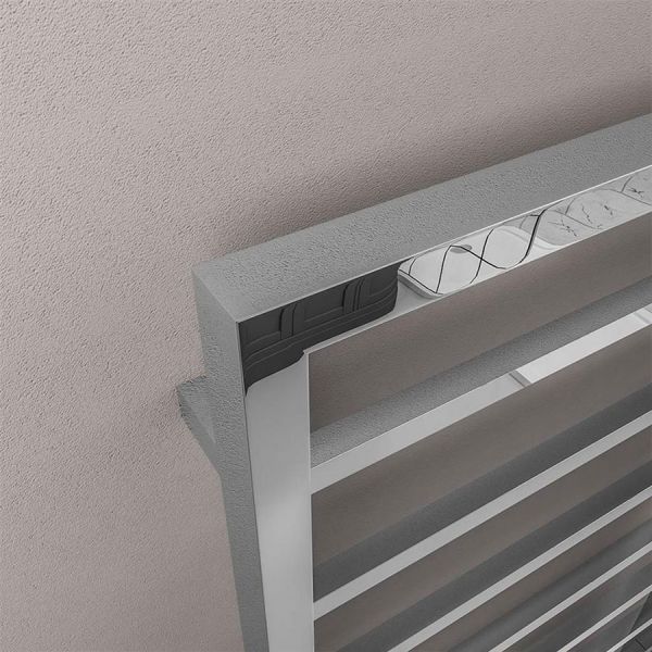 Eastbrook Ryton 800 x 500 Chrome Designer Towel Rail #3