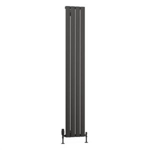 Eastbrook Sandhurst 1800 x 275 Matt Anthracite Aluminium Designer Radiator