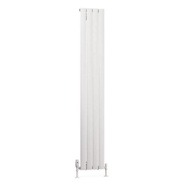 Eastbrook Sandhurst 1800 x 275 Matt White Aluminium Designer Radiator