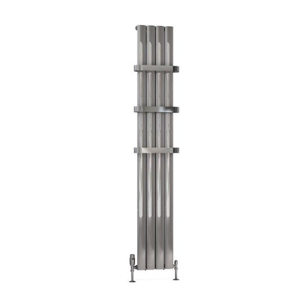 Eastbrook Sandhurst 1800 x 275 Polished Aluminium Designer Radiator