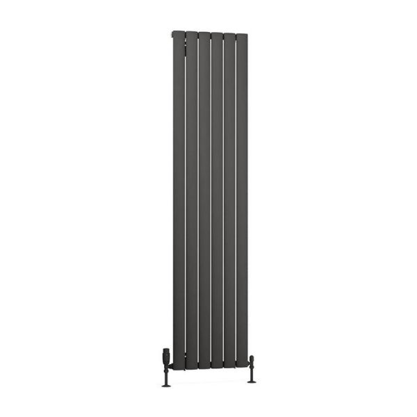 Eastbrook Sandhurst 1800 x 415 Matt Anthracite Aluminium Designer Radiator